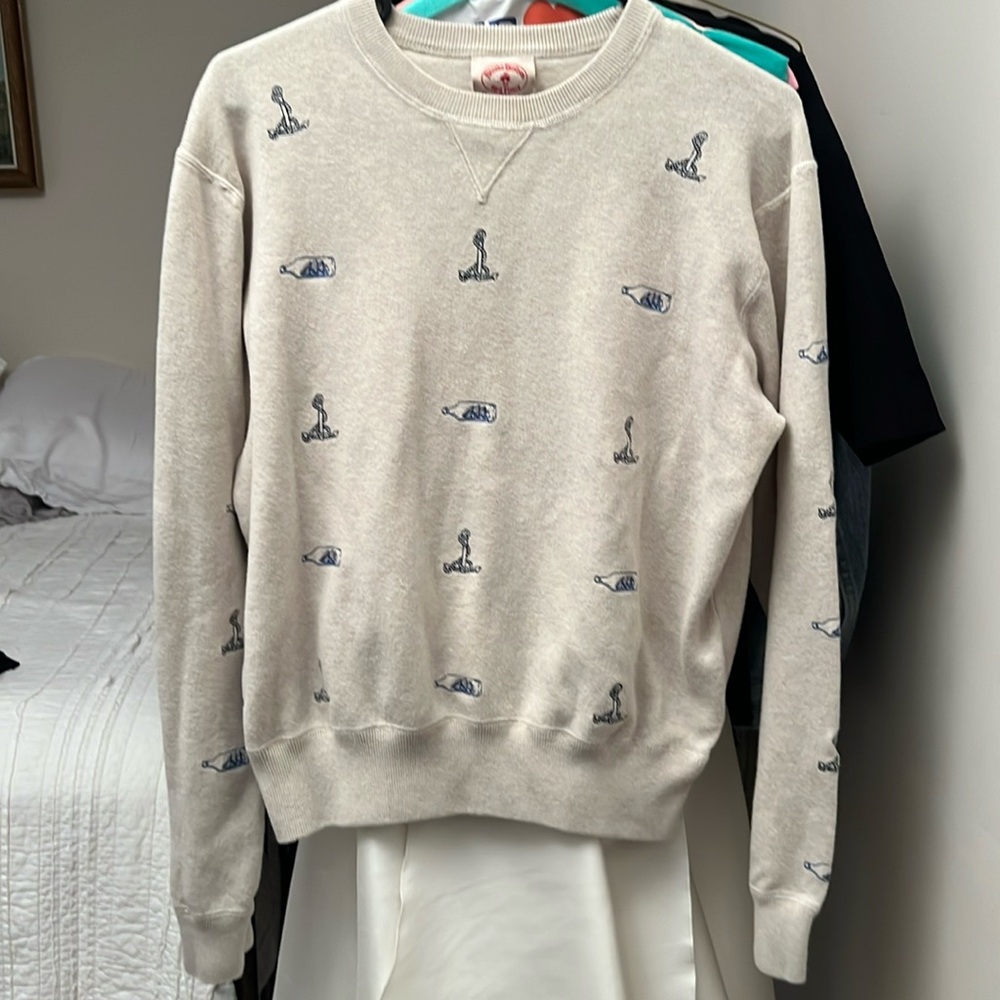 Nautical brooks brothers crew neck